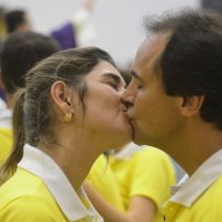 acampamento de casais