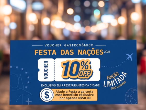 Santuário lança voucher com descontos em restaurantes para arrecadar recursos à Festa das Nações