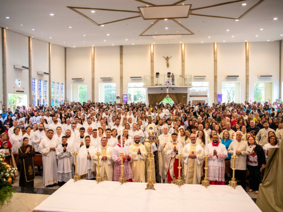 Missa histórica marca criação e instalação do Santuário Diocesano Nossa Senhora do Carmo em Prudente