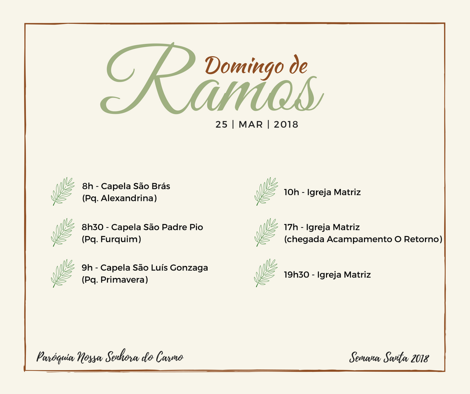 domingo de ramos