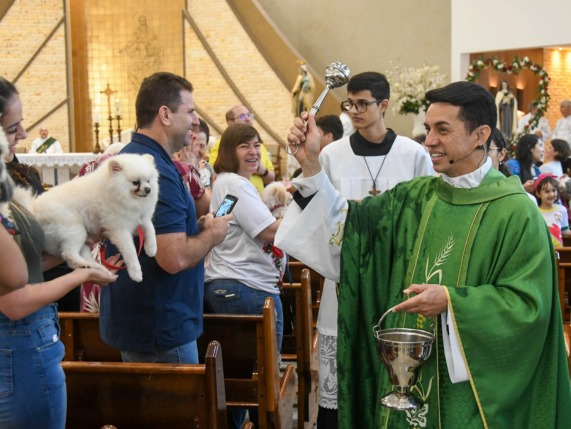 Santuário realiza 13ª edição da bênção dos animais em homenagem a São Francisco de Assis